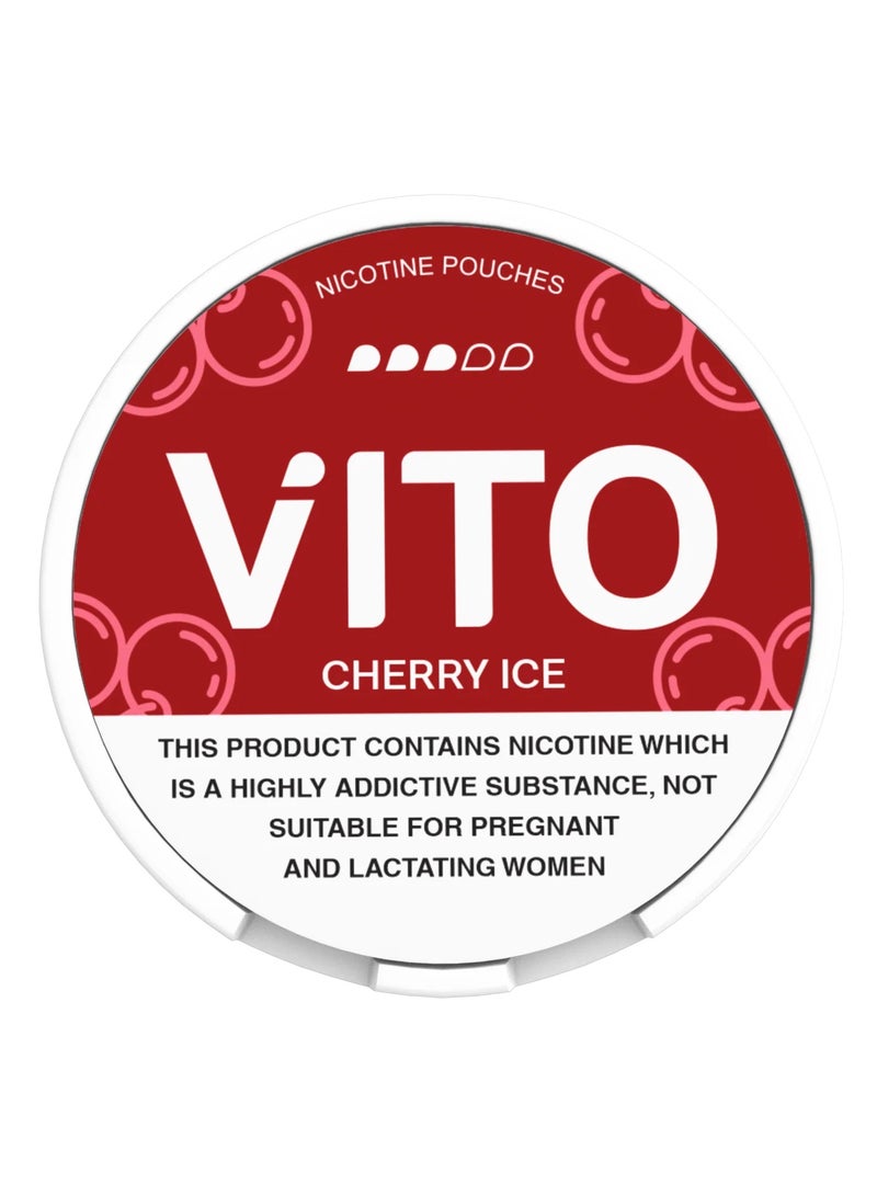VITO cherry ice 10mg nicotine pouches - Image 1